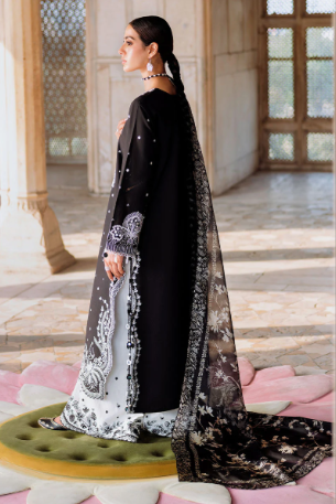 EBONY VOGUE-3PC EMBROIDERED LAWN SUIT