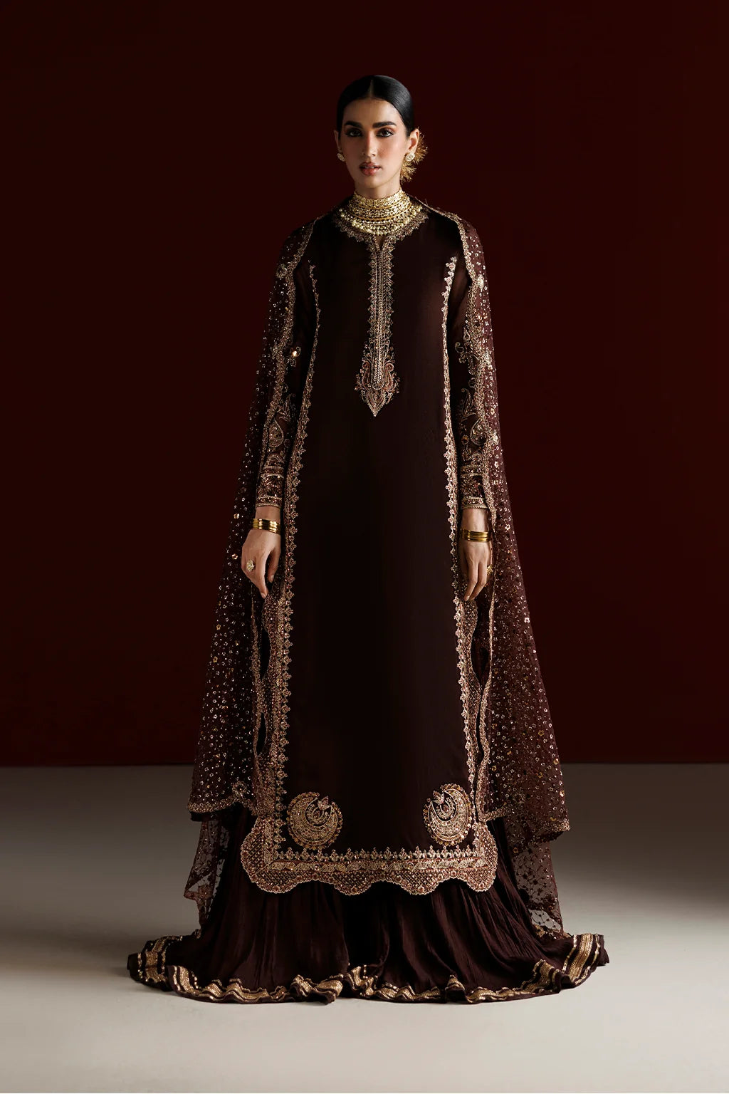 CC-113 EMBROIDERED CHIFFON