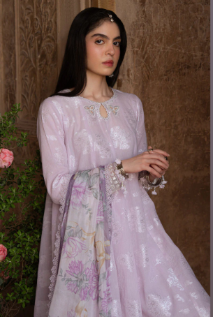 LAVENDER BLISS-3PC JACQUARD SUIT
