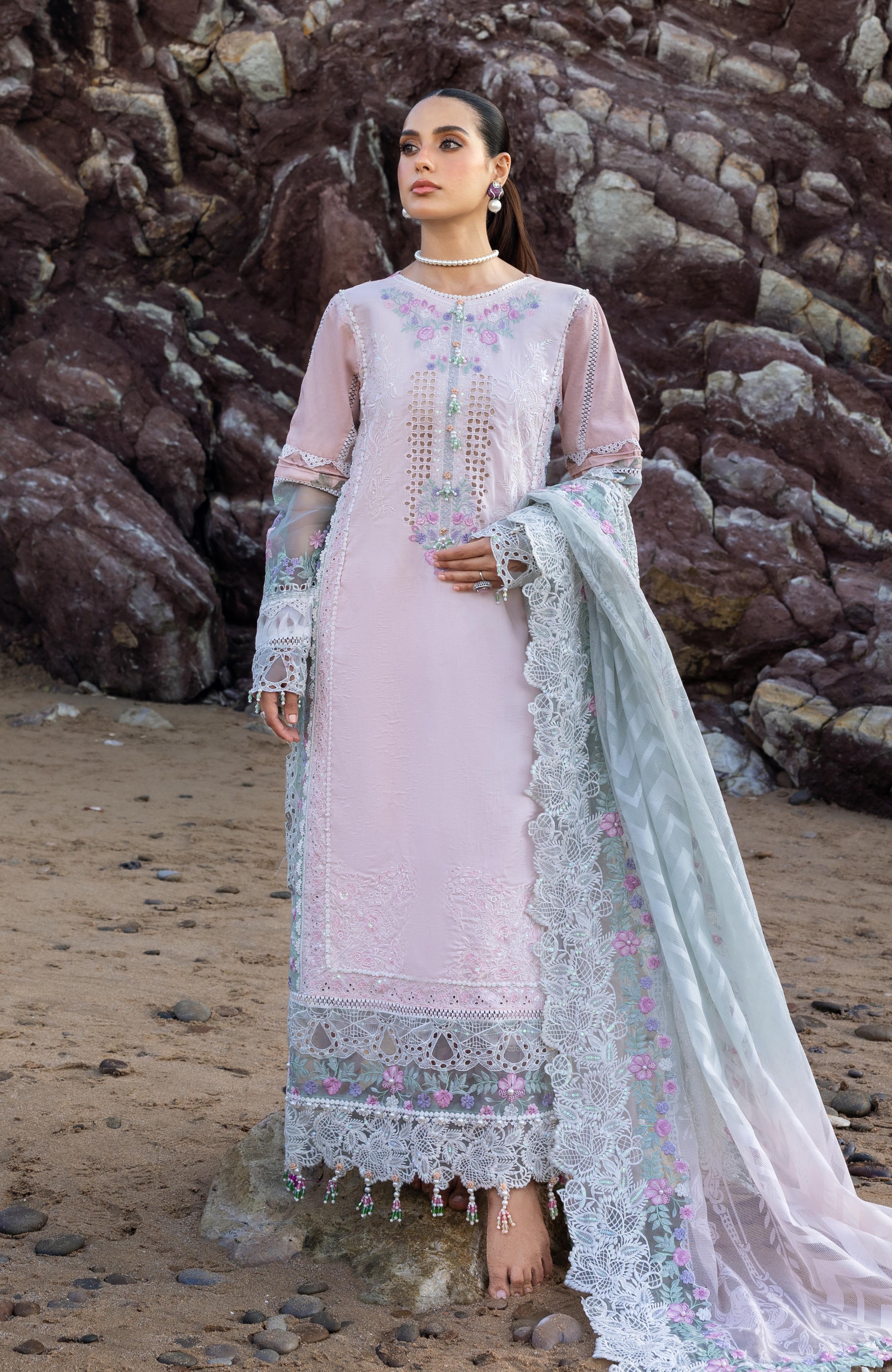 Mahiymaan 3 Piece Unstitched Luxury Lawn-MLL-26-04