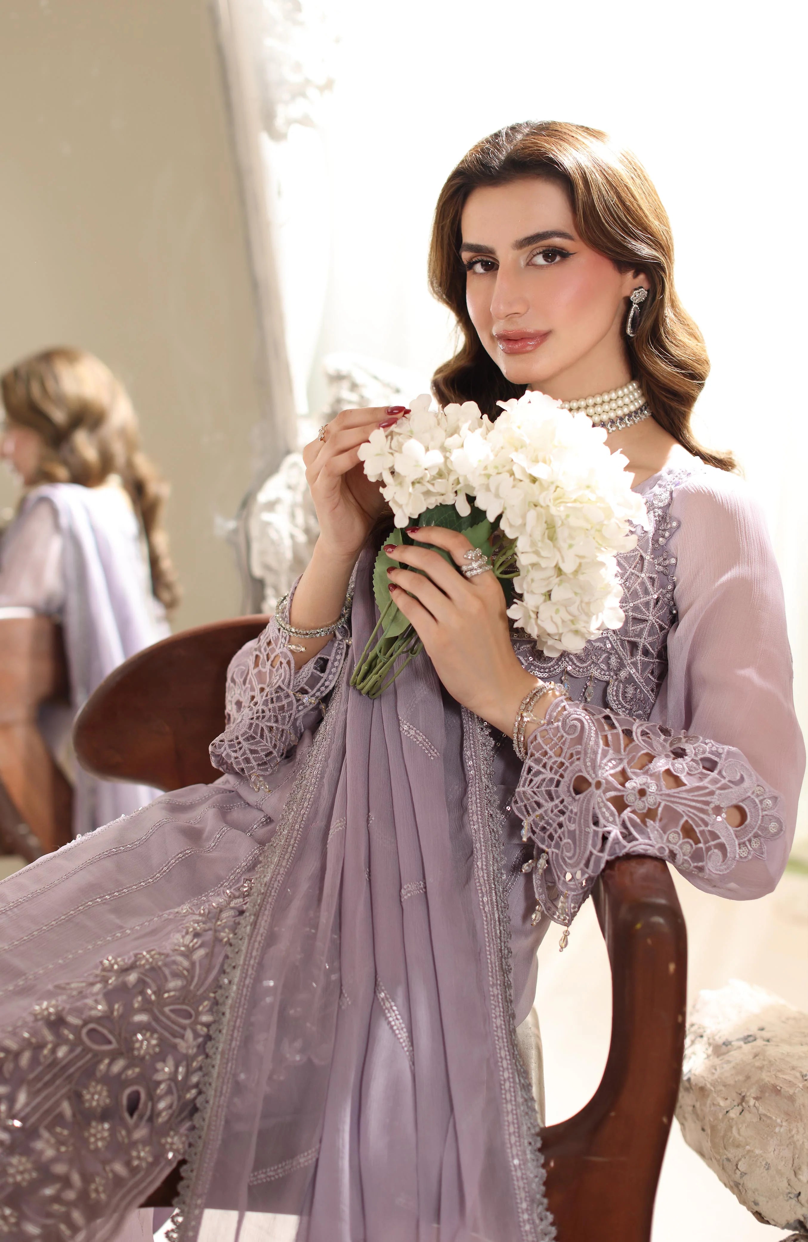 ELOR -3 Piece Unstitched Formal-AZF-25-04