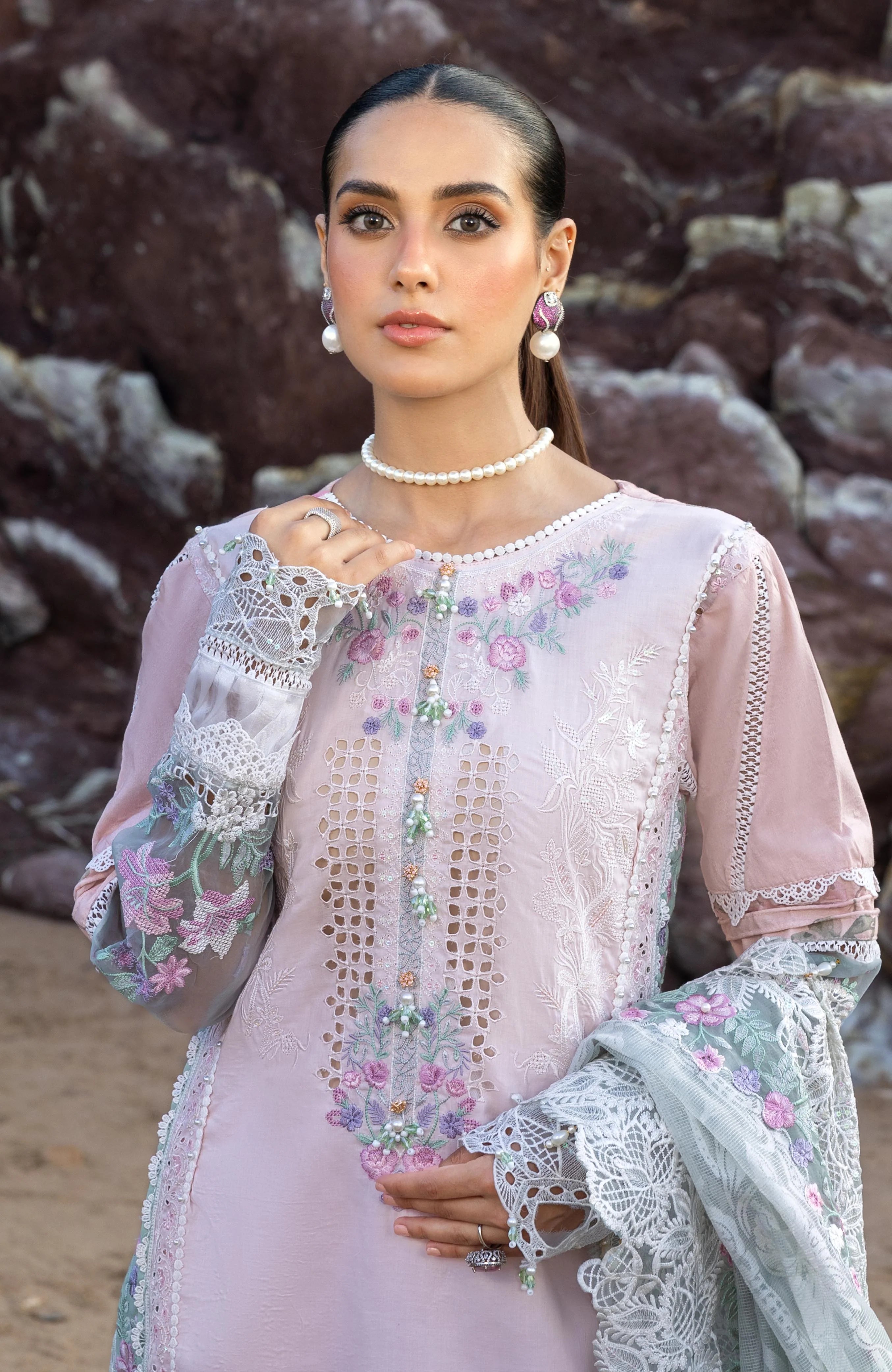 Mahiymaan 3 Piece Unstitched Luxury Lawn-MLL-26-04