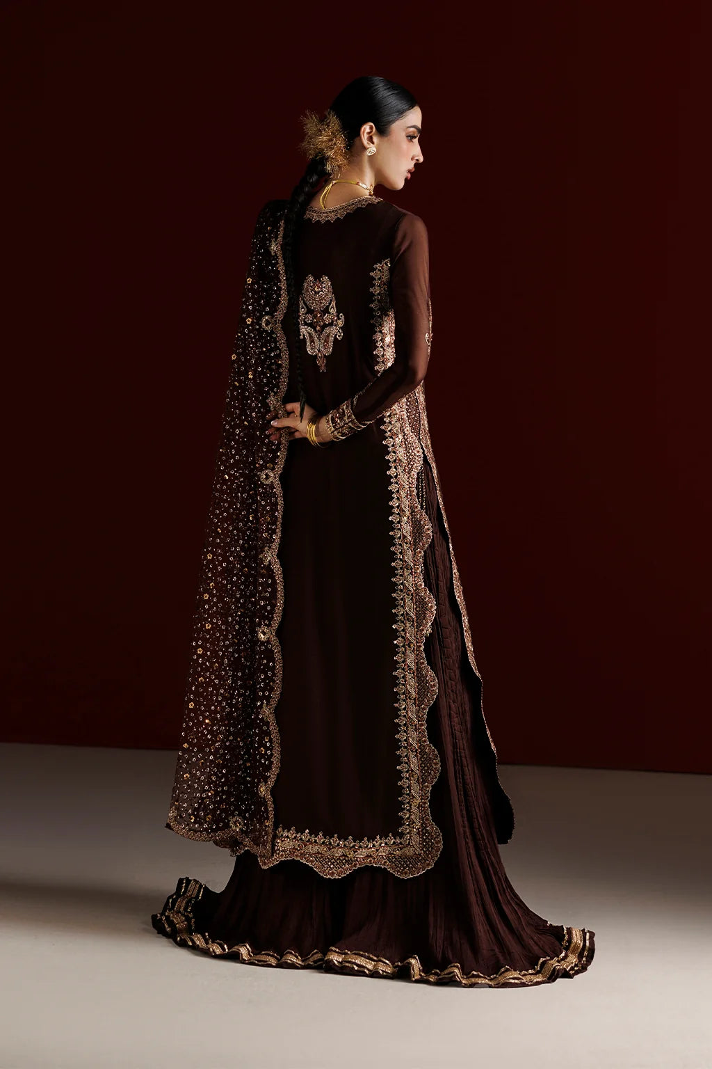 CC-113 EMBROIDERED CHIFFON