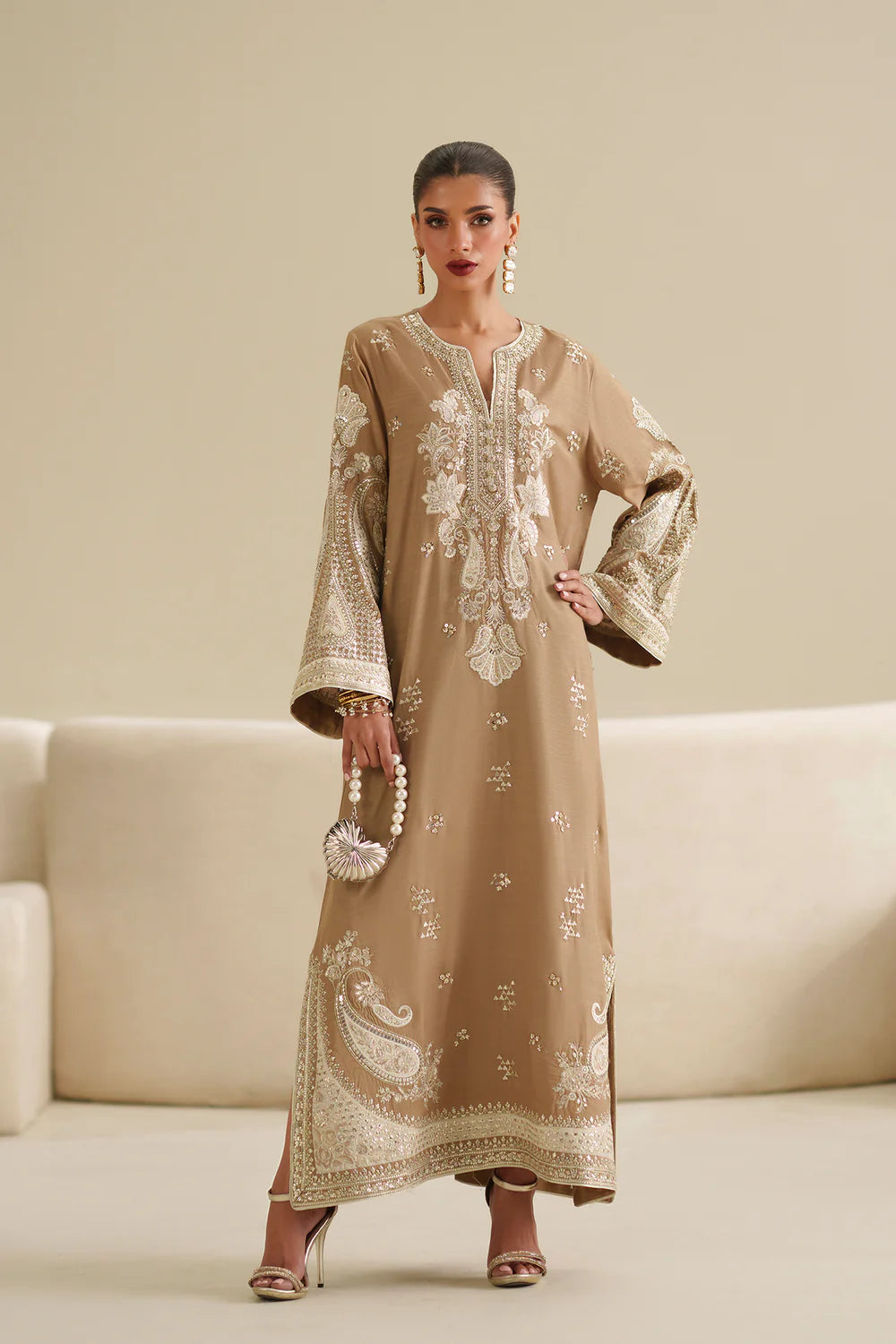 EMBROIDERED KAFTAN - SOLD OUT