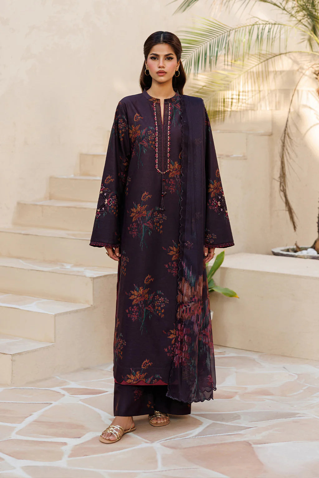 UE-664 PRINTED LAWN