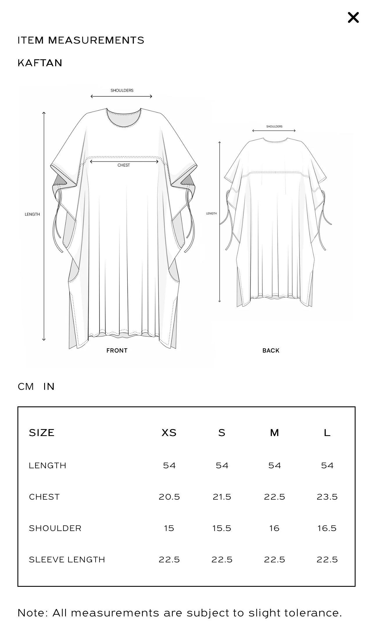EMBROIDERED KAFTAN - SOLD OUT