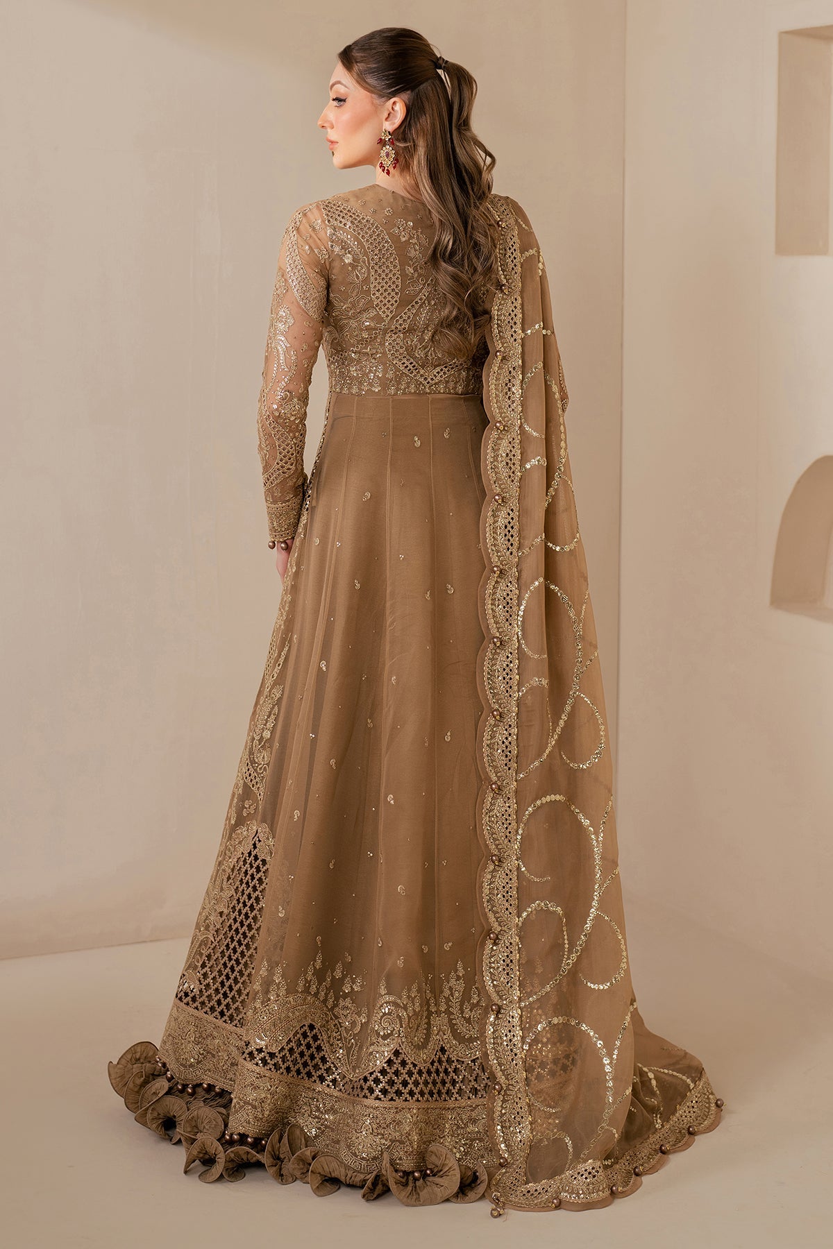 EMBROIDERED CHIFFON WF'25-04