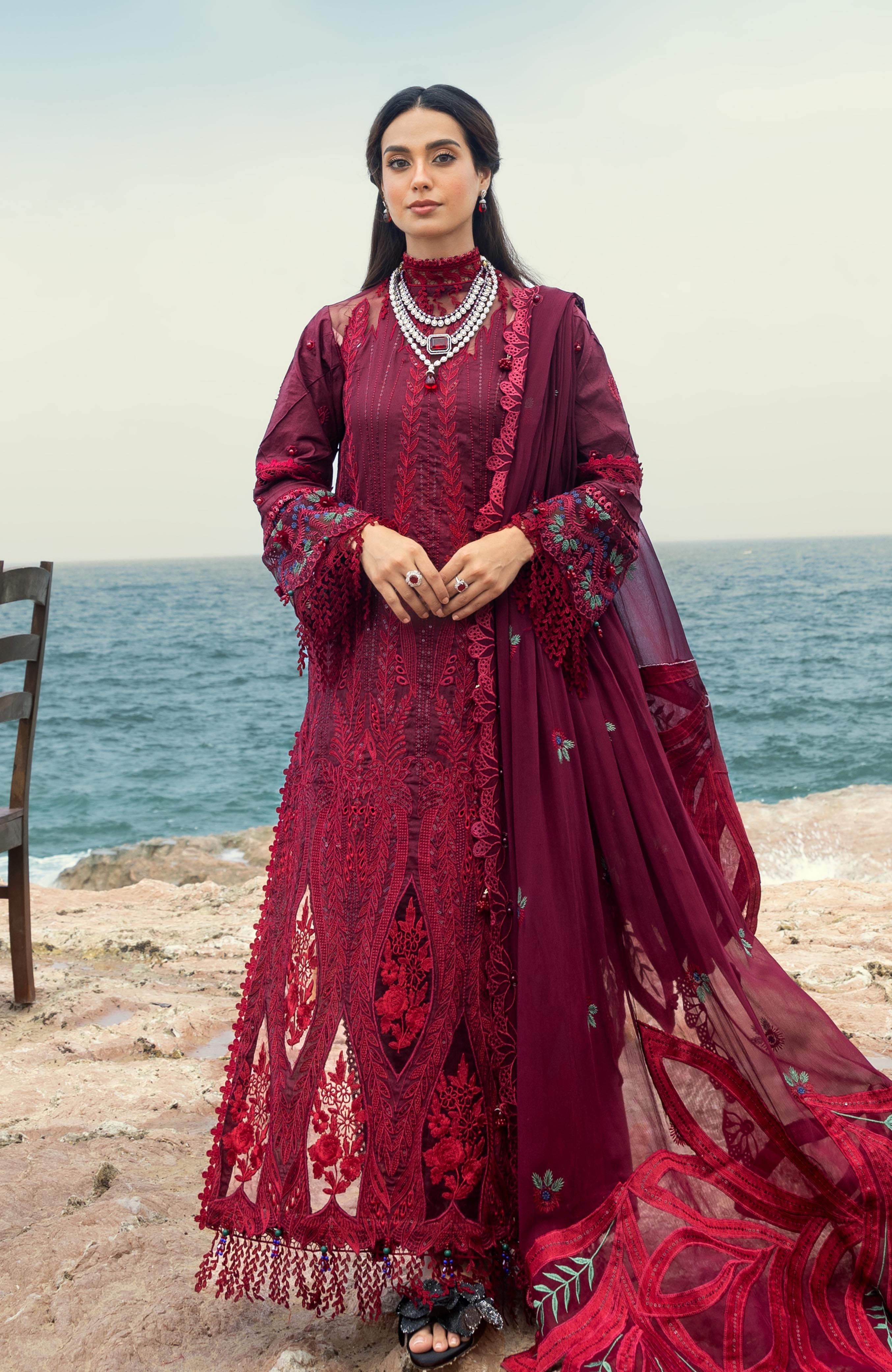 Mahiymaan 3 Piece Unstitched Luxury Lawn-MLL-26-05
