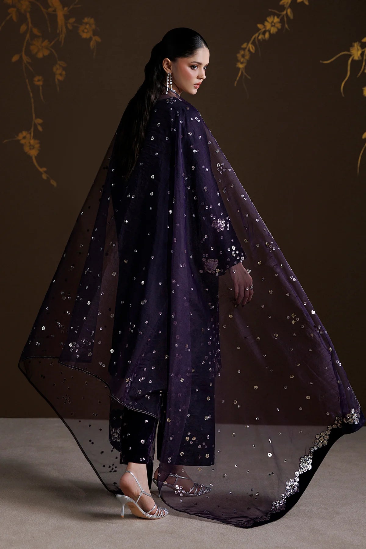 EMBROIDERED VELVET UF-4549