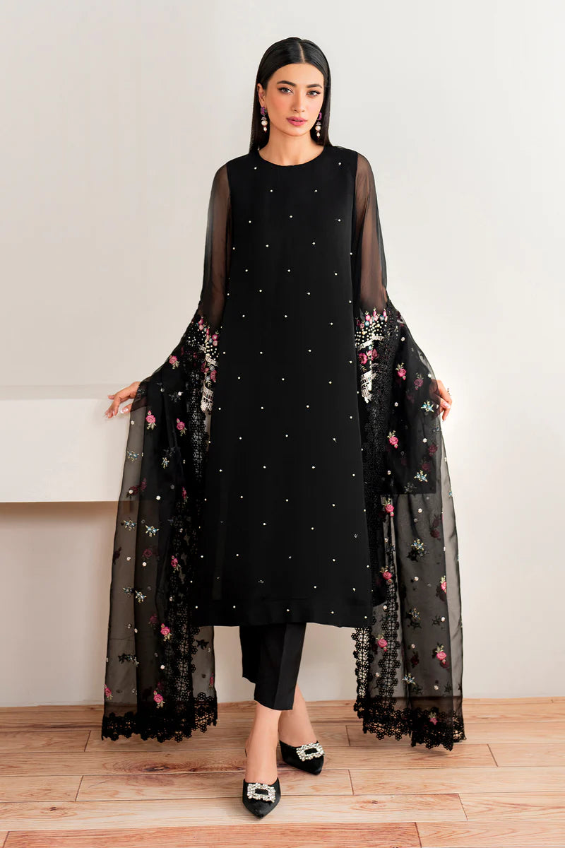 EMBROIDERED CHIFFON UF-682