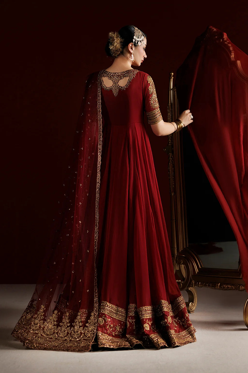 CC-111 EMBROIDERED CHIFFON