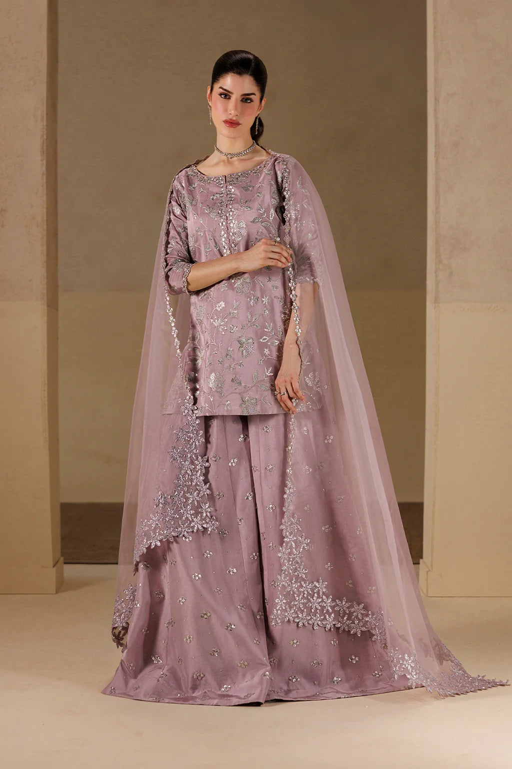 UE-730 EMBROIDERED RAMEN SILK