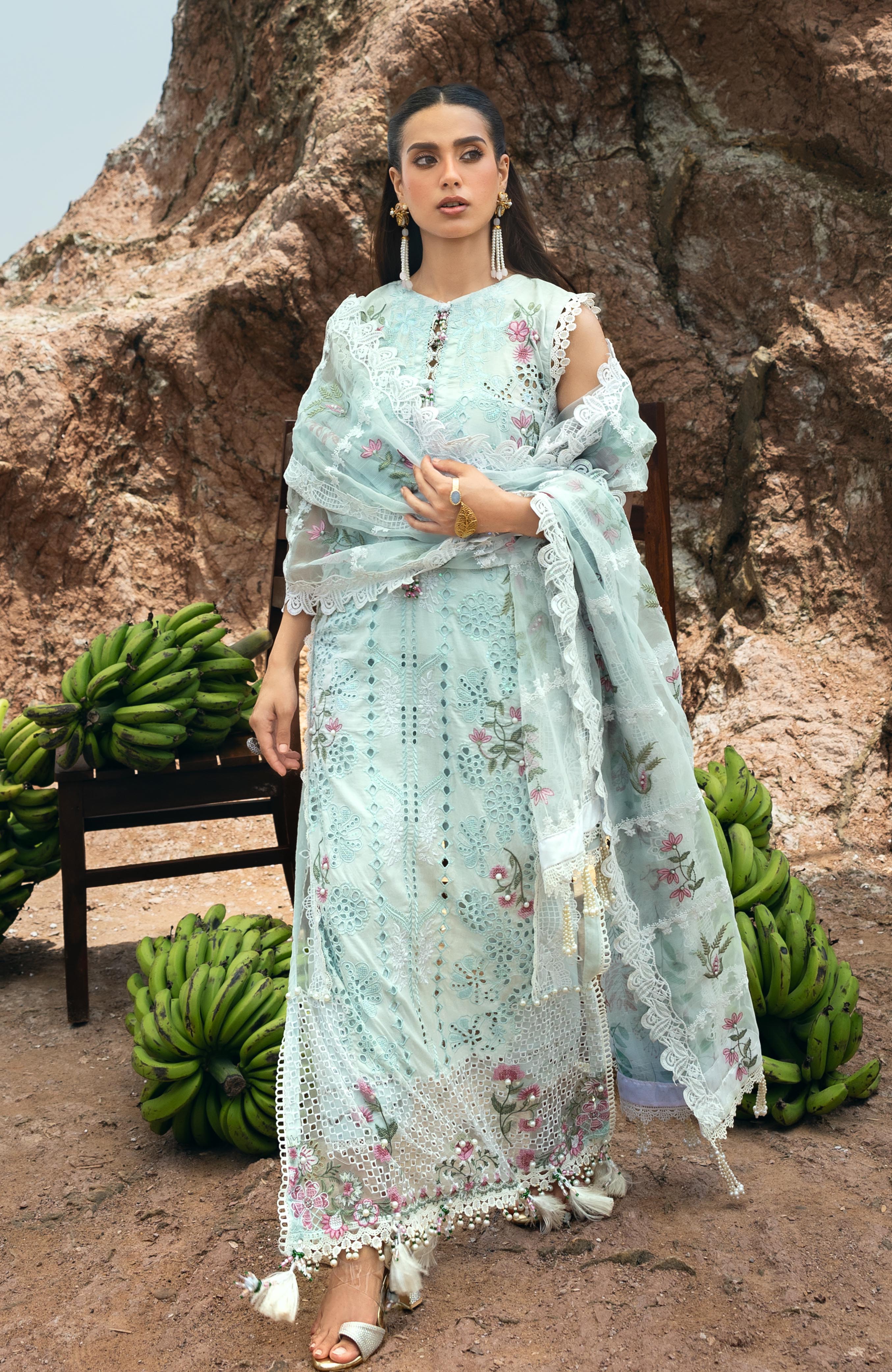Mahiymaan 3 Piece Unstitched Luxury Lawn-MLL-26-06