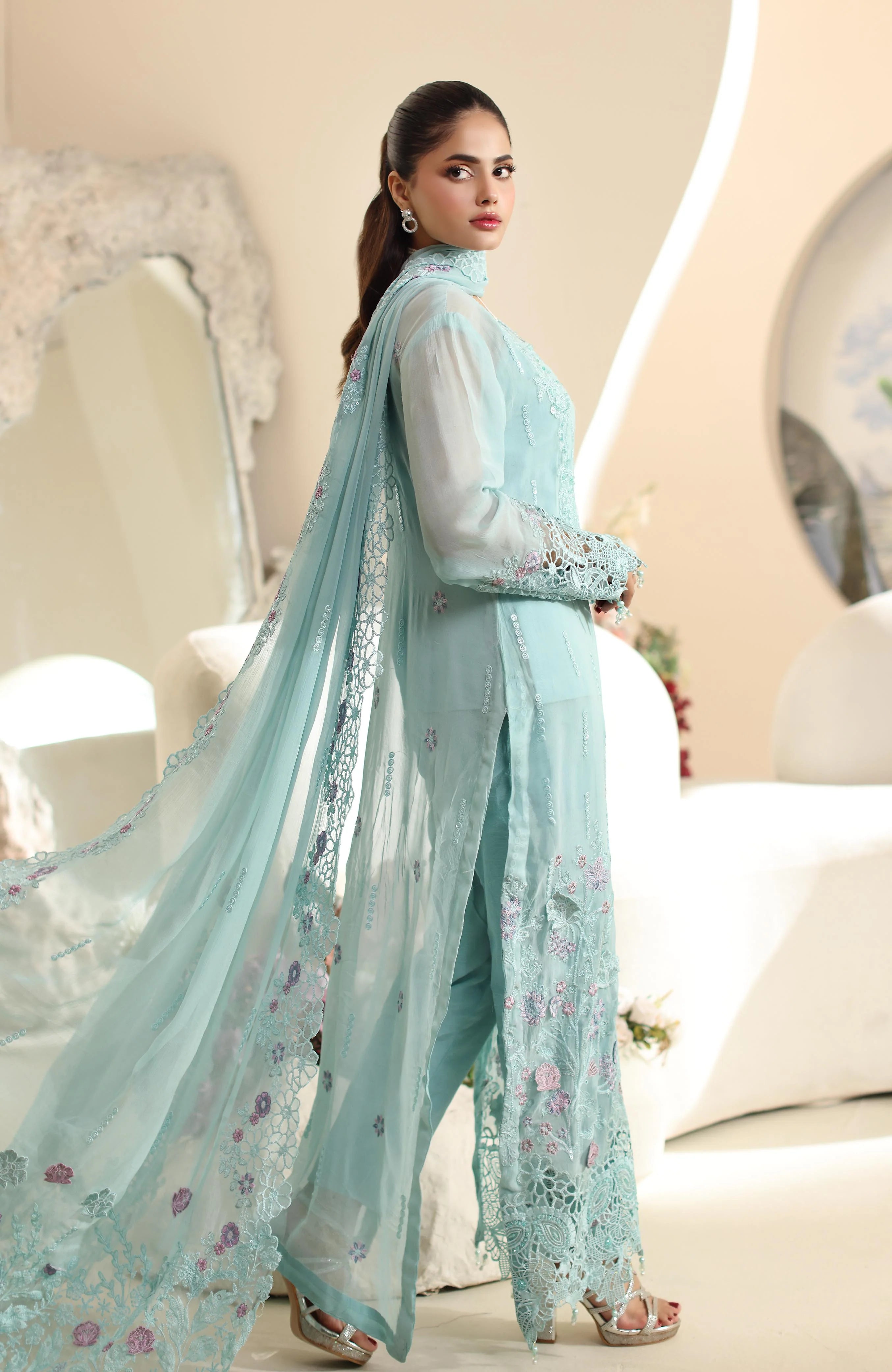 ELOR -3 Piece Unstitched Formal-AZF-25-06