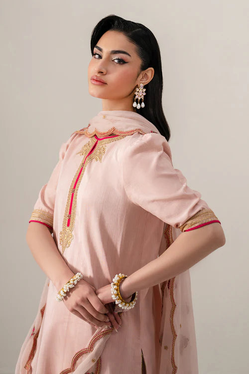 EMBROIDERED RAW SILK UF-4136