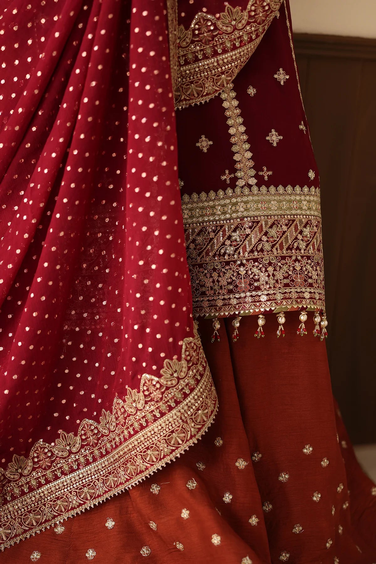 EMBROIDERED CHIFFON UF-4486