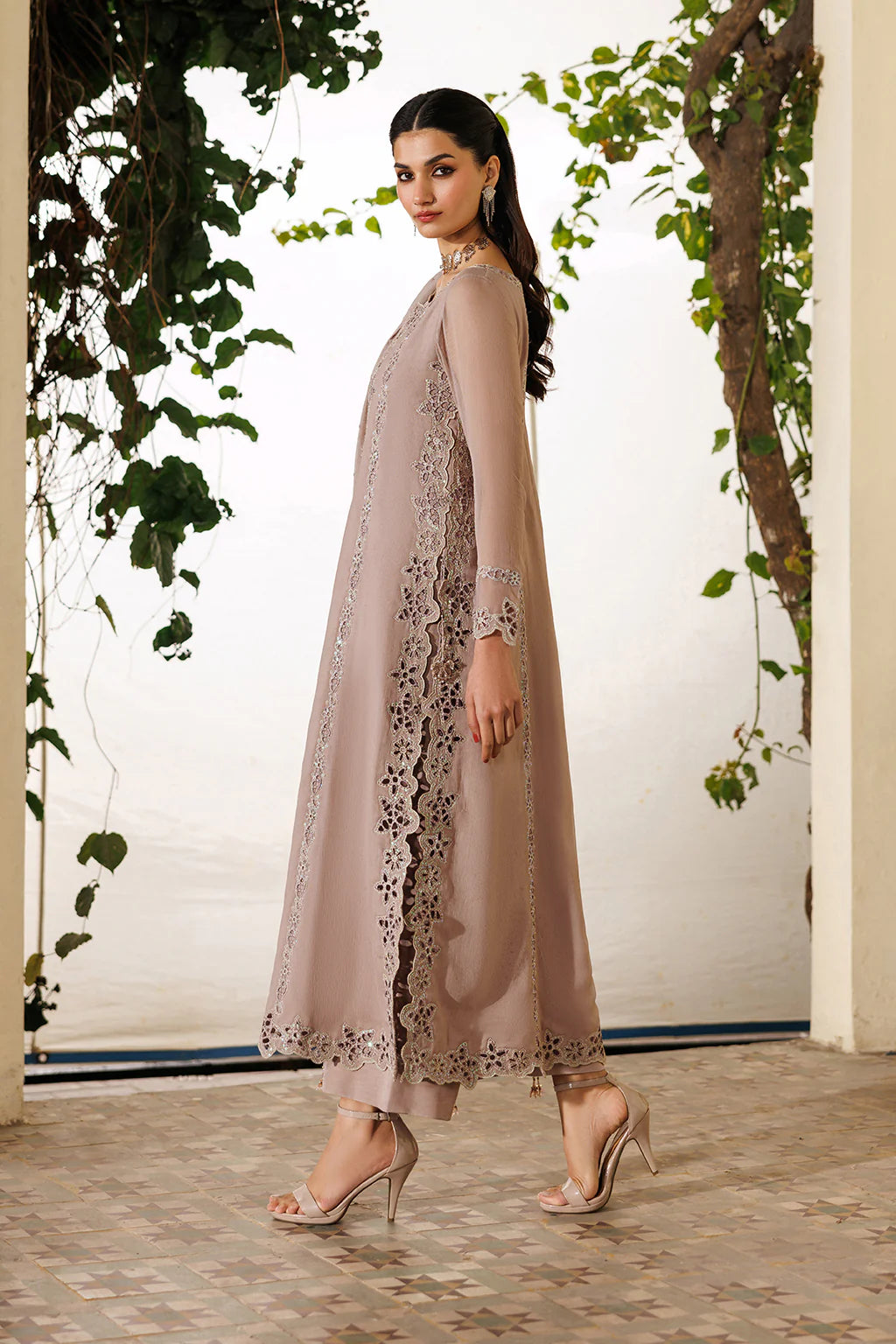 CC-92 EMBOIDERED CHIFFON