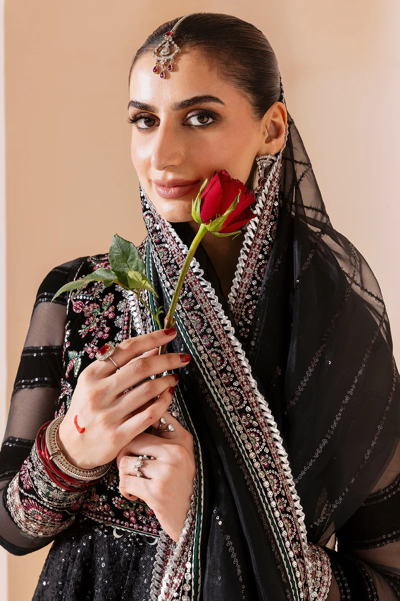 Embroidered Velvet Formal CVF D-10