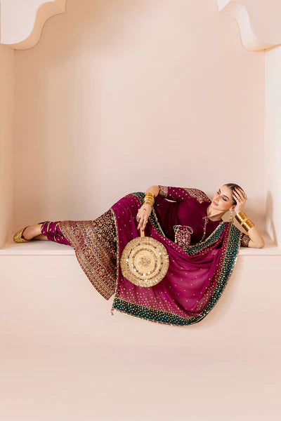 Embroidered Velvet Formal CVF D-02