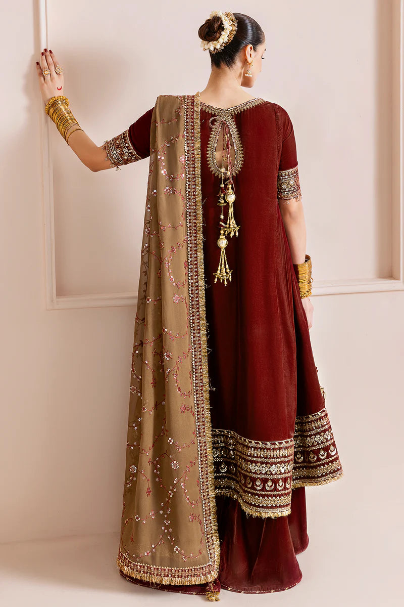 Embroidered Velvet Formal CVF D-13