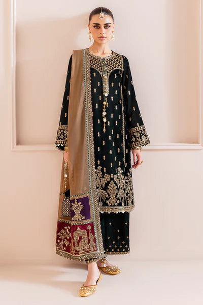Embroidered Velvet Formal CVF D-01