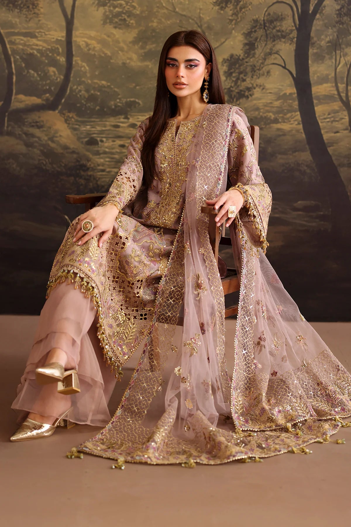 EMBROIDERED NET UF-4378