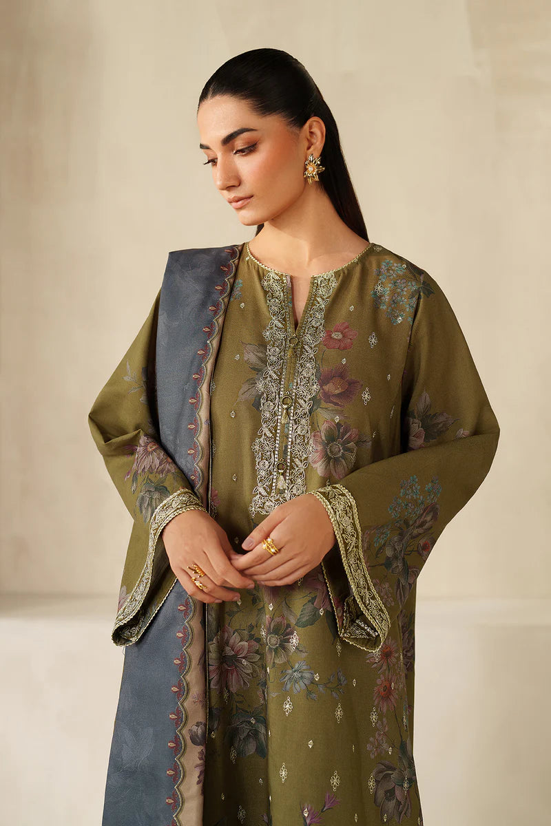 EMBROIDERED KHADDAR UF-4333