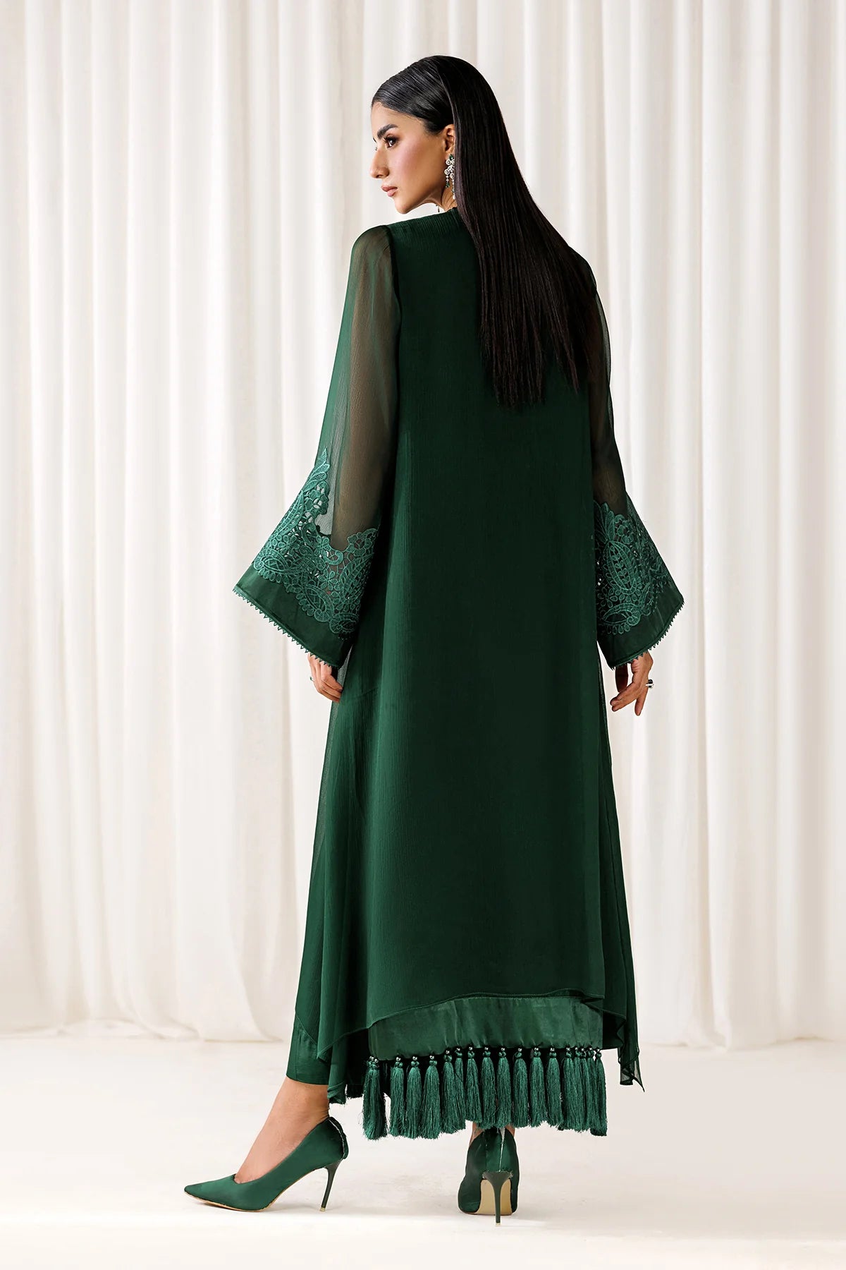 EMBROIDERED CHIFFON EN-1301