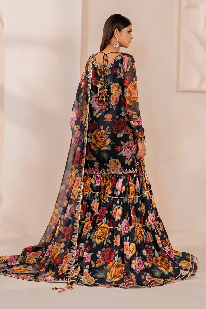 EMBROIDERED CHIFFON UF-707