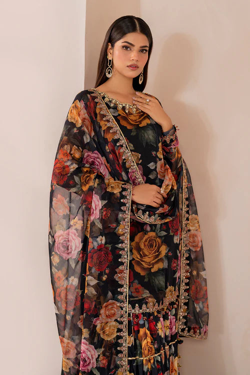 EMBROIDERED CHIFFON UF-707