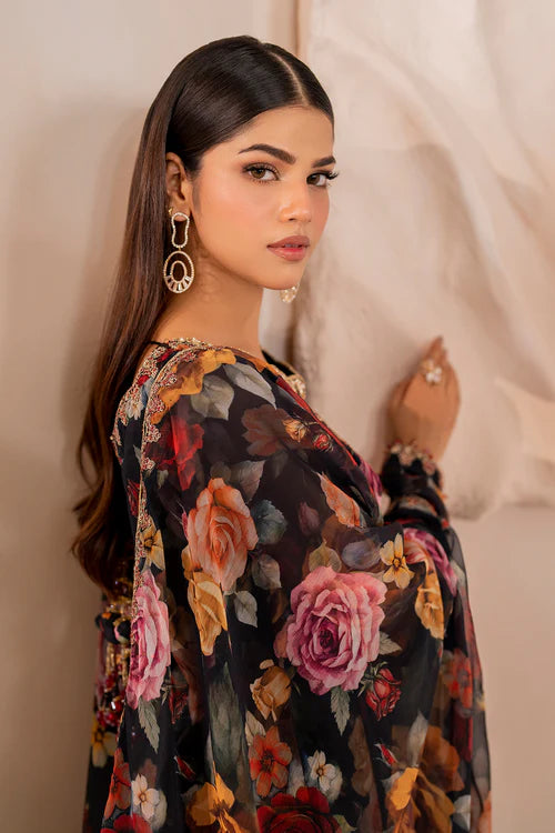 EMBROIDERED CHIFFON UF-707