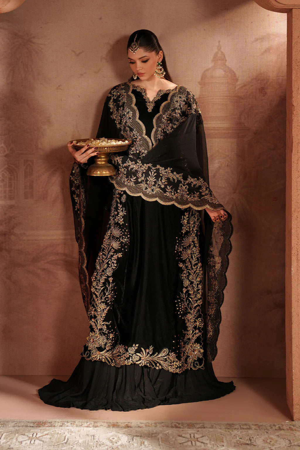 IV-62 Embroidered Velvet
