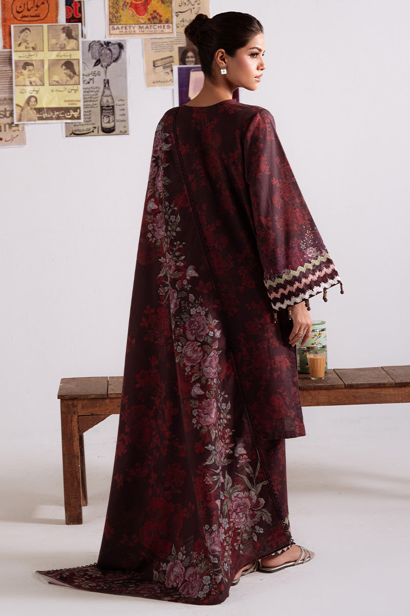 FLORAL MELODY-3PC KHADDAR PRINTED SUIT