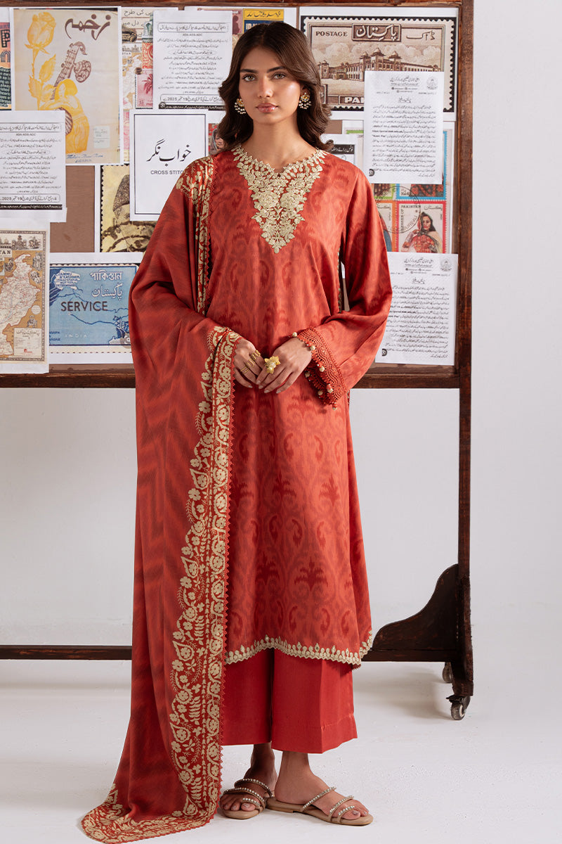 RUSTIC AURA-3PC MARINA PRINTED SUIT