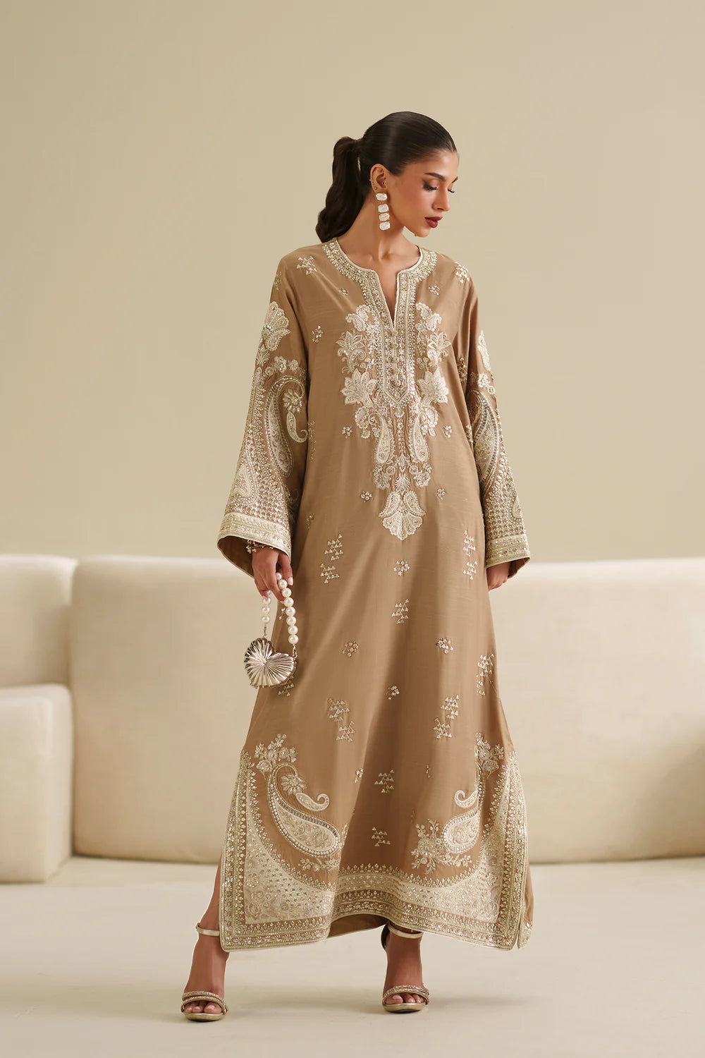 EMBROIDERED KAFTAN - SOLD OUT