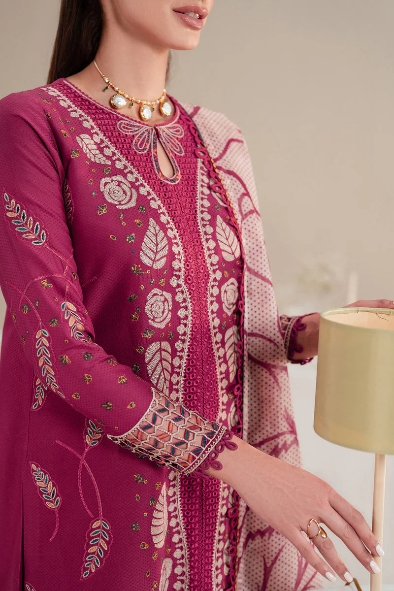 EMBROIDERED DOBBY LAWN IL'25-D05