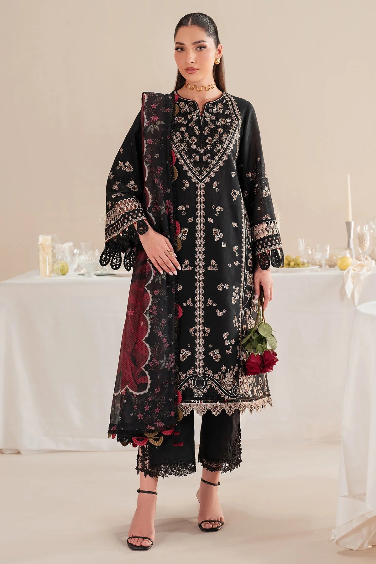 EMBROIDERED LAWN IL'25-D07