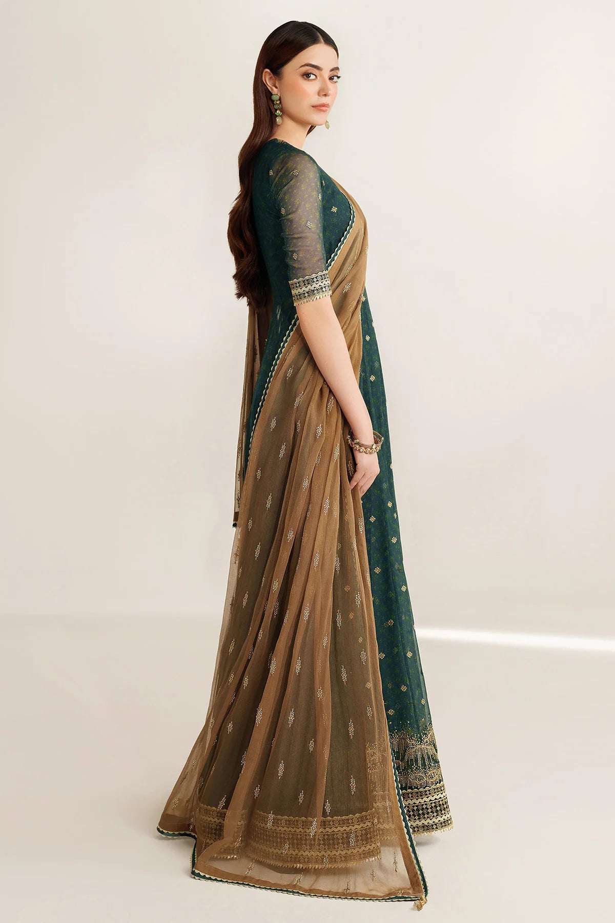 EMBROIDERED CHIFFON UC-3102