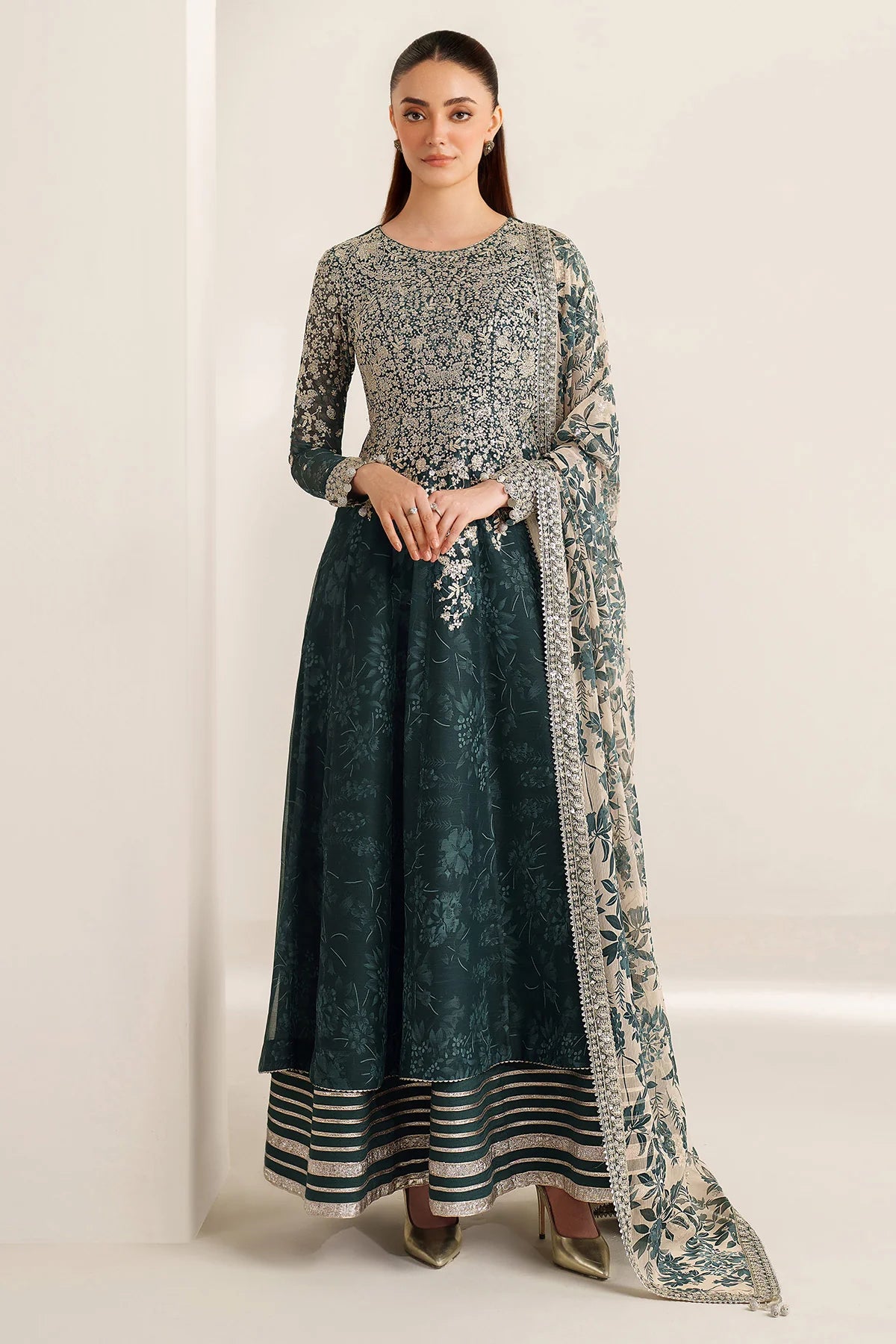 EMBROIDERED CHIFFON UC-3108