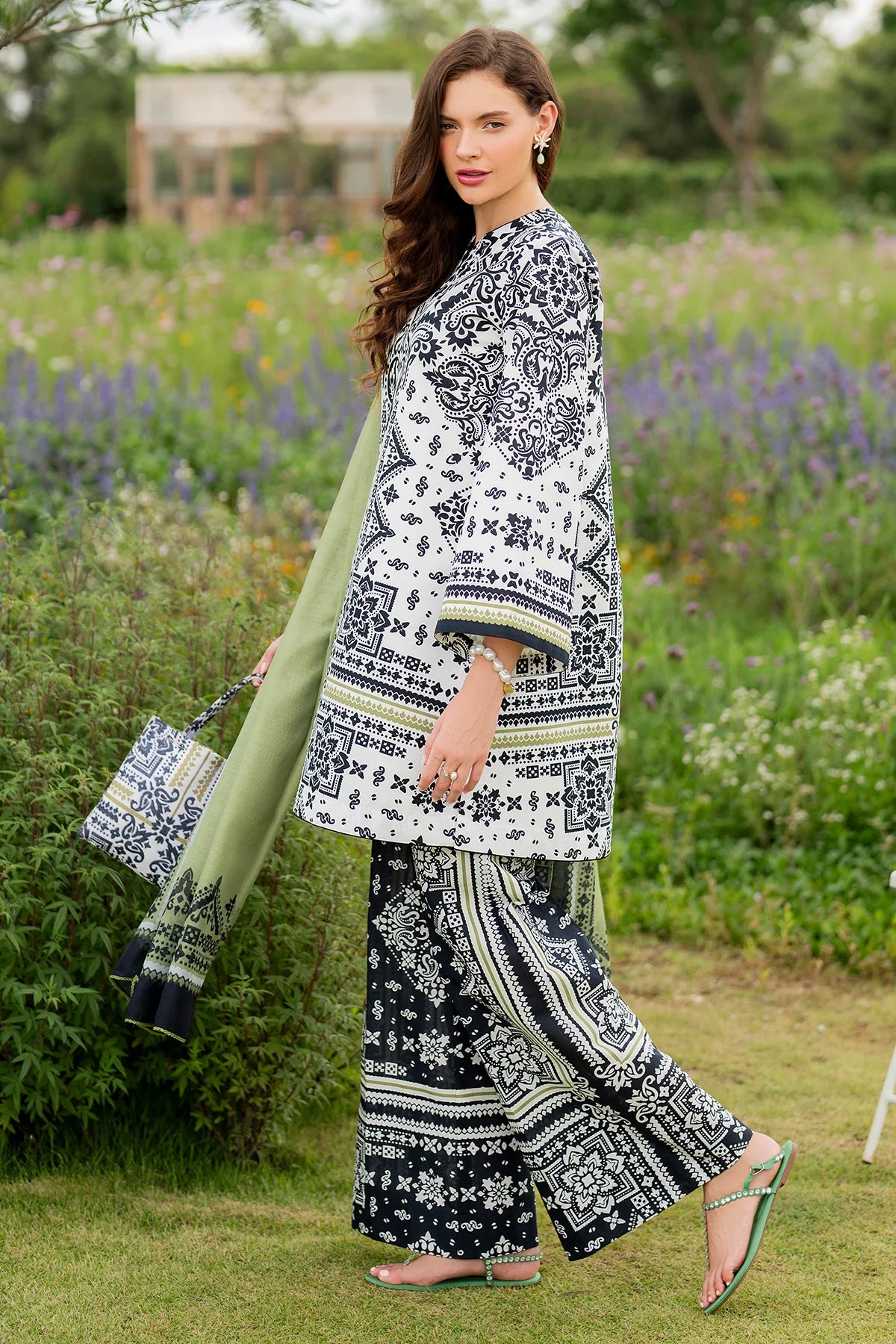 DIGITAL PRINTED LAWN USE-9237