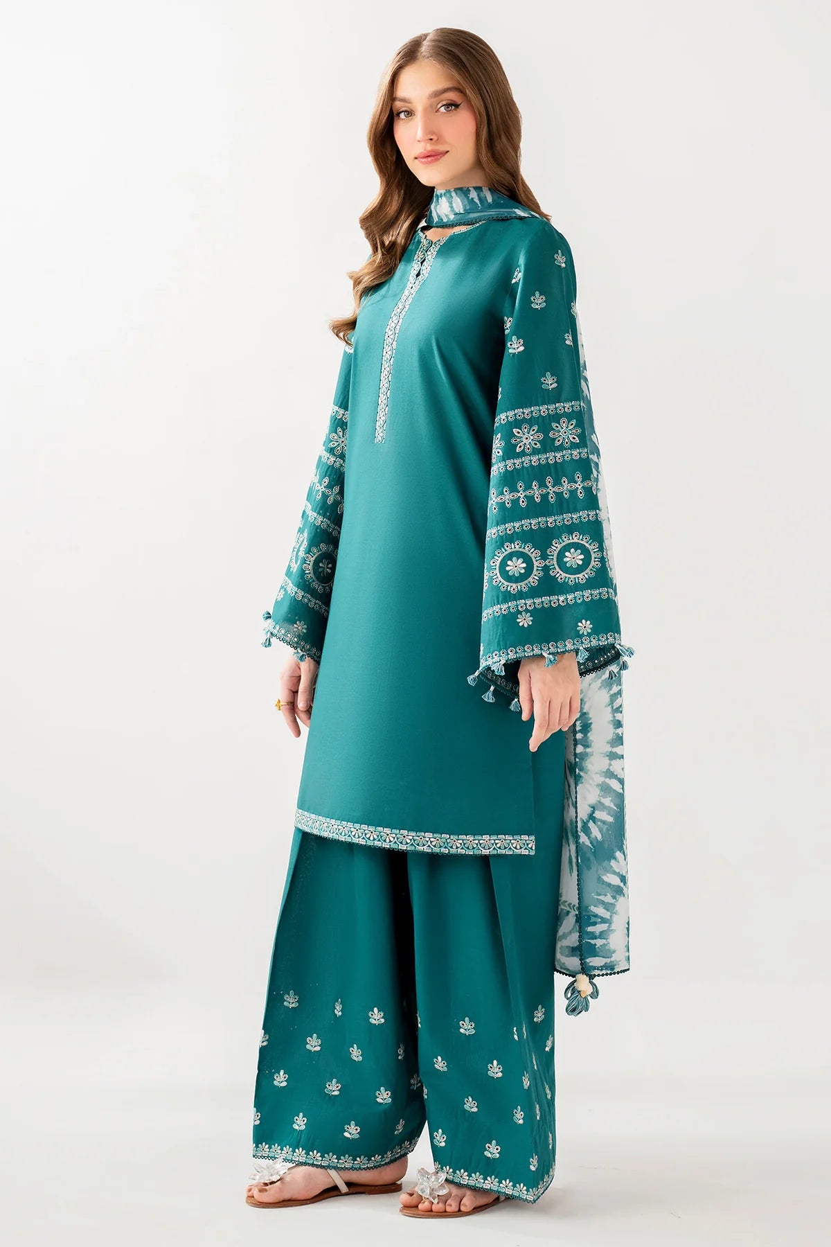 EMBROIDERED LAWN USE-9248
