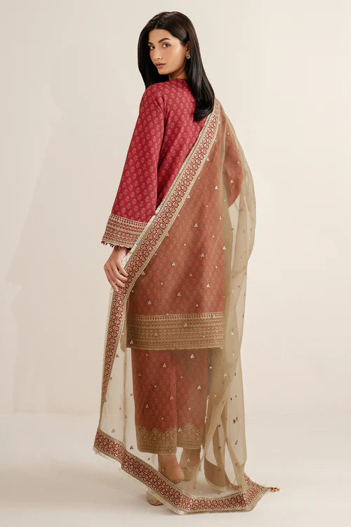 Embroidered Raw Silk UR-7057