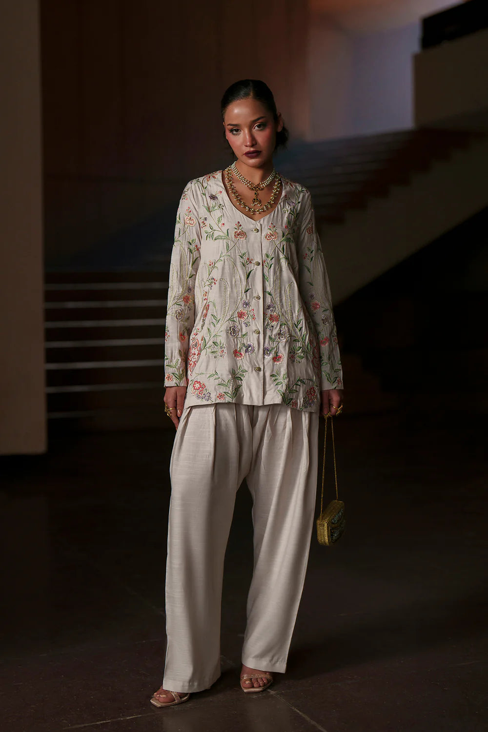 EMBROIDERED SUIT