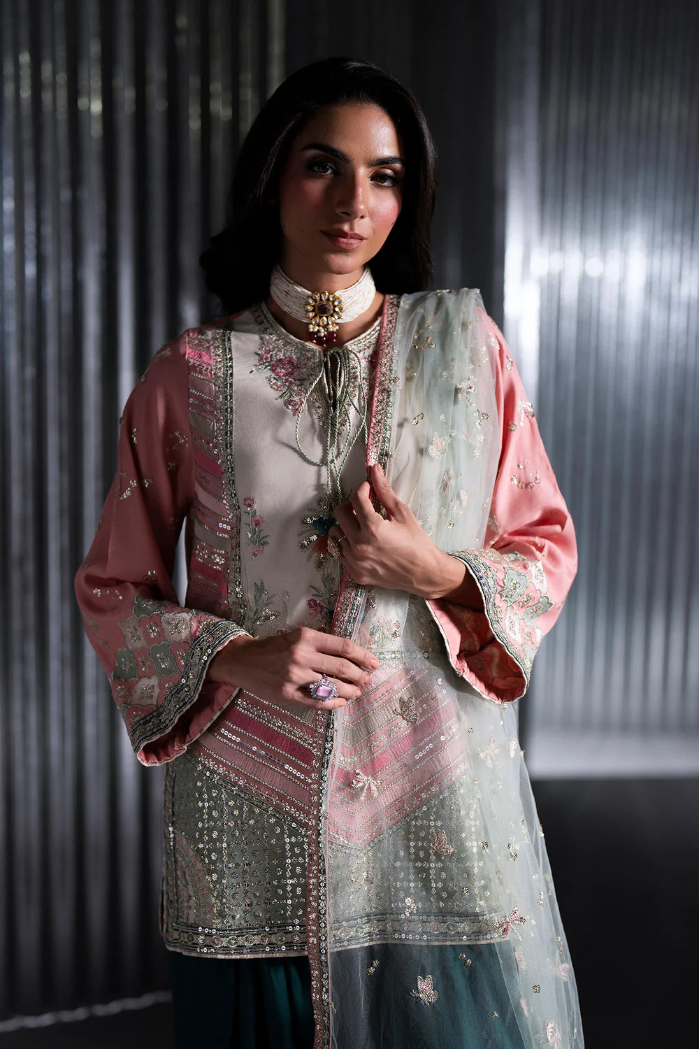 EMBROIDERED SUIT