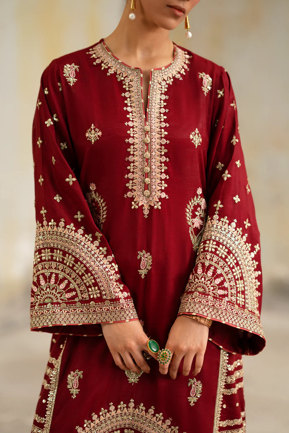 EMBROIDERED SUIT