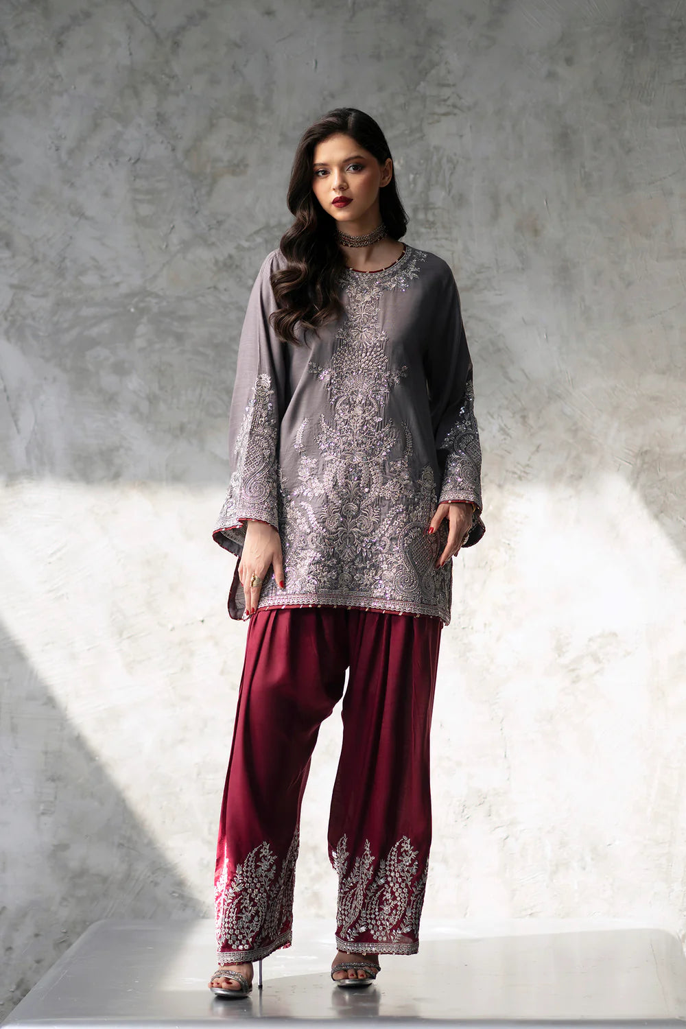 EMBROIDERED SUIT