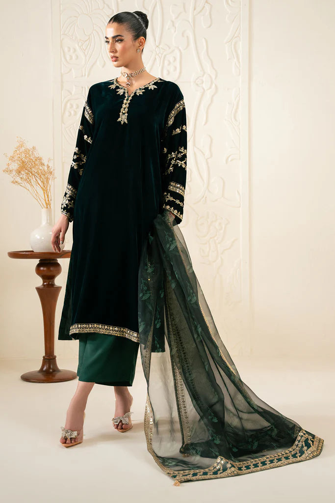 CELESTIAL SPARK-3PC VELVET EMBROIDERED PRET