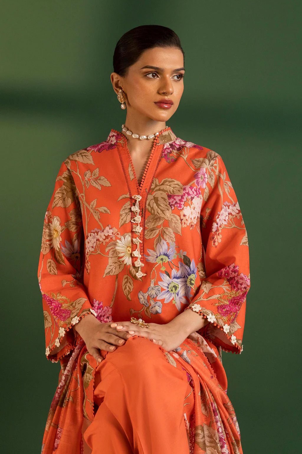 Unstitched Mahay Lawn 3 Piece Suit