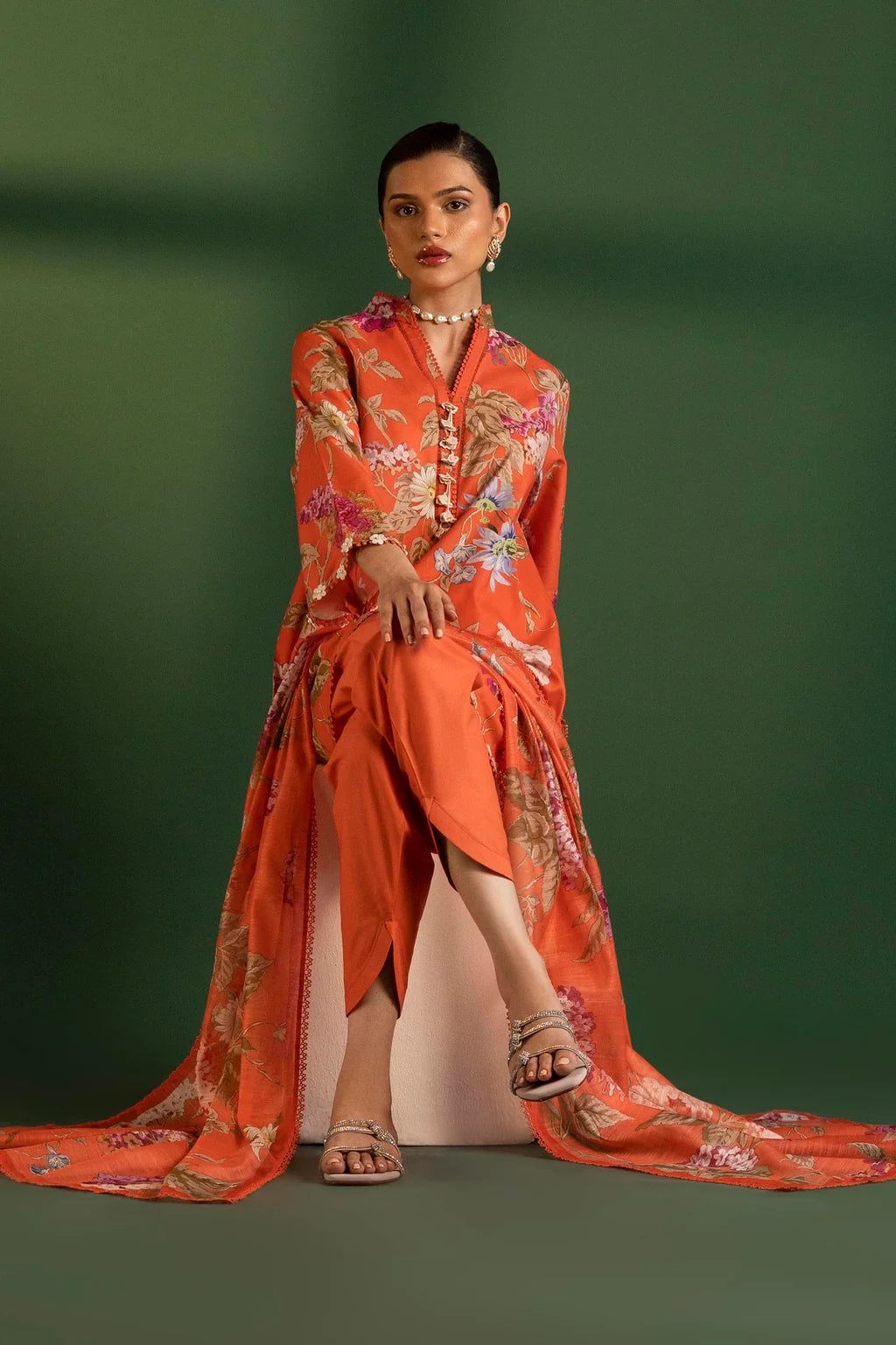 Unstitched Mahay Lawn 3 Piece Suit