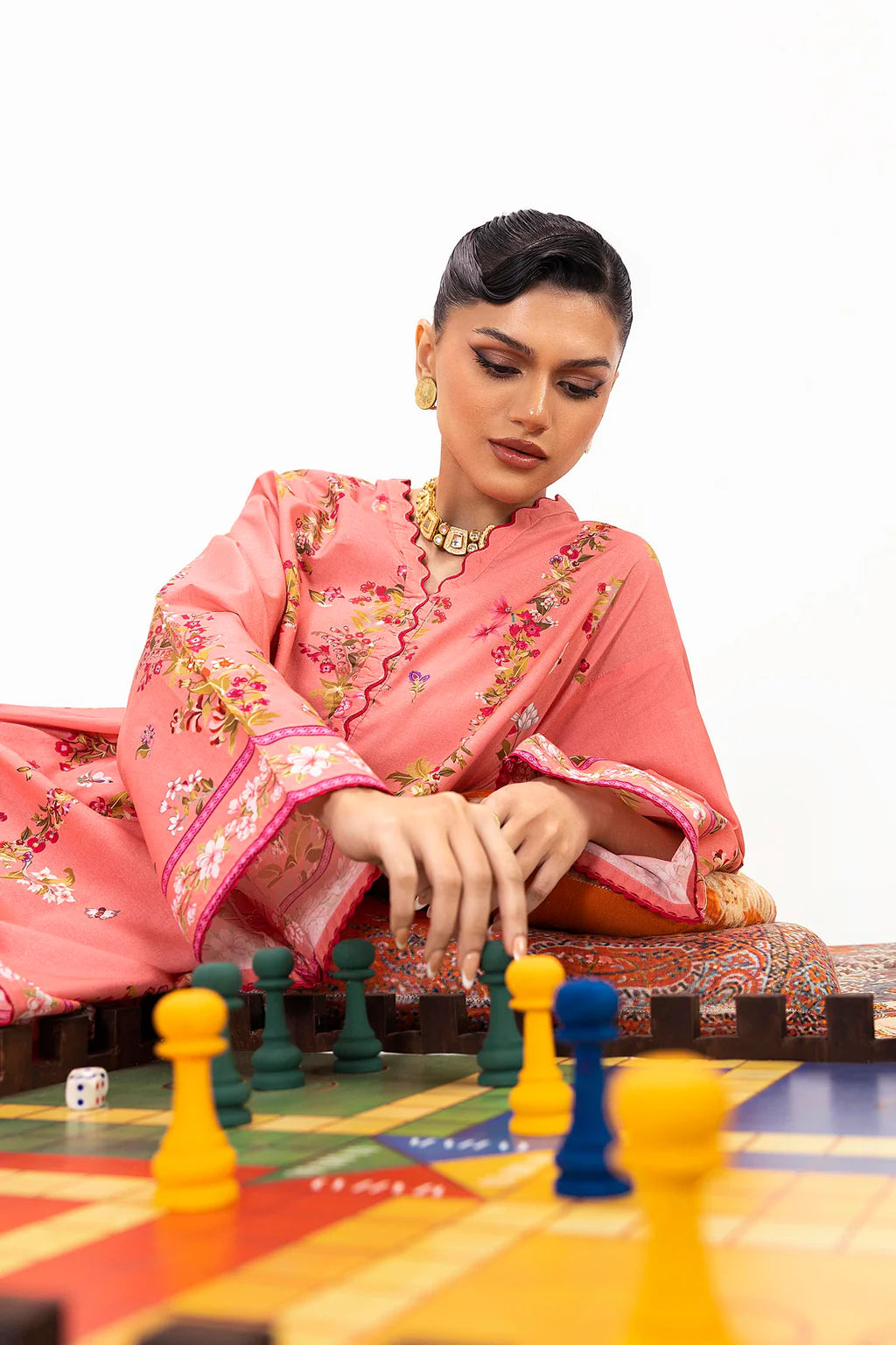 Unstitched Mahay Lawn 2 Piece Suit